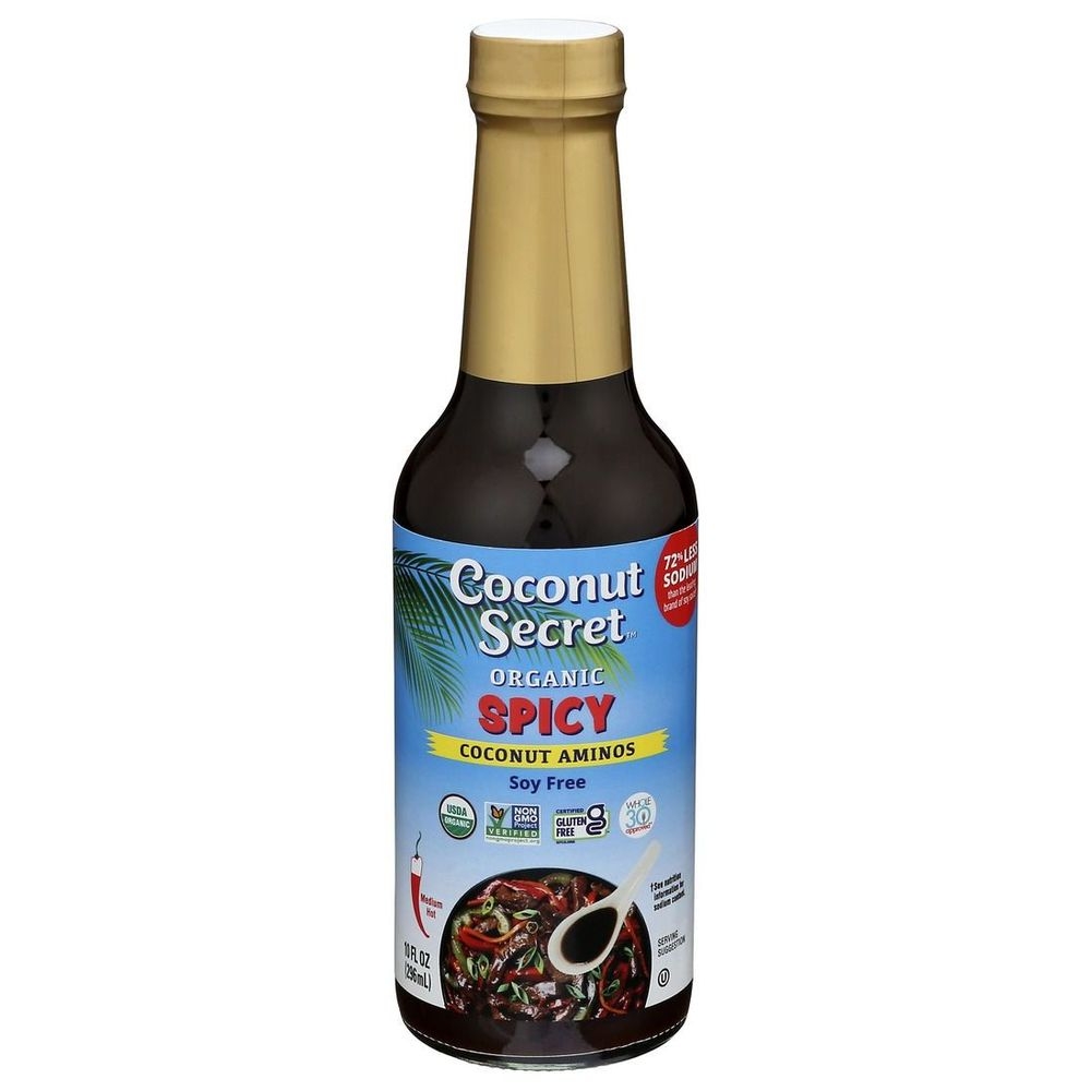 Coconut Secret Organic Spicy Aminos, 10 Fluid Ounce -- 12 per case