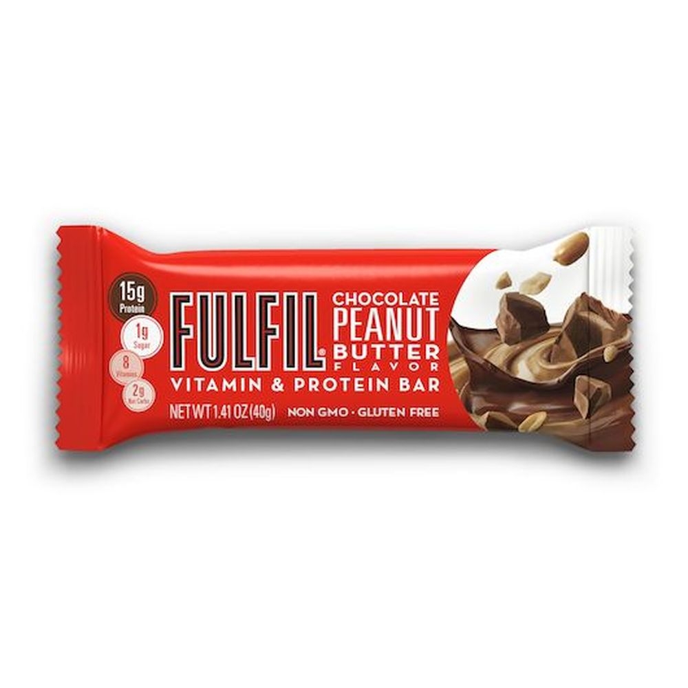 Fulfil Chocolate Peanut Butter Vitamin and Protein Bar, 1.41 Ounce - 12 per pack -- 6 packs per case
