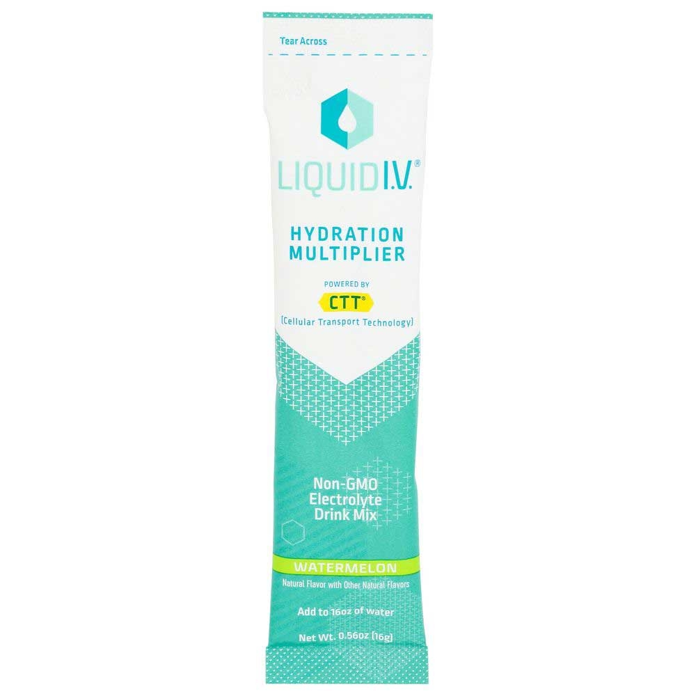 Liquid IV Hydration Multiplier Watermelon Electrolyte Drink Mix, 0.56 Ounce -- 8 per case