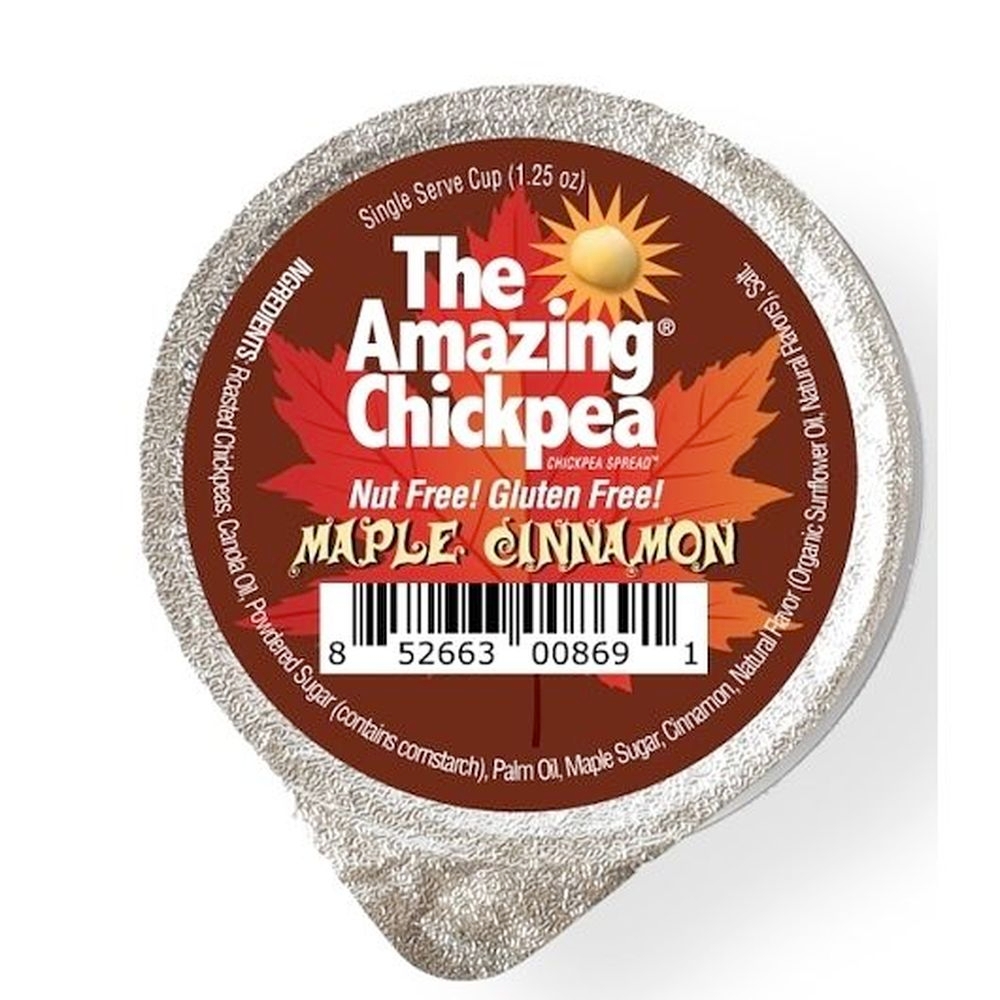 The Amazing Chickpea Maple Cinnamon Spread, 1.13 Ounce -- 72 per case