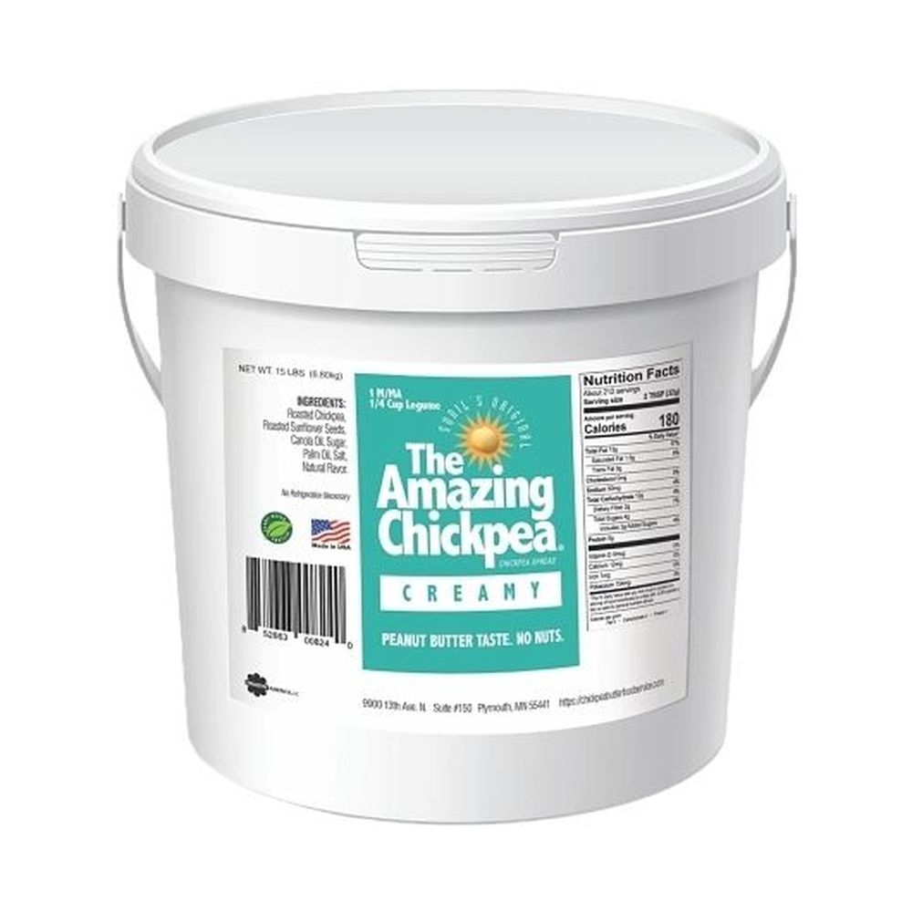 The Amazing Chickpea Creamy Spread, 15 Pound