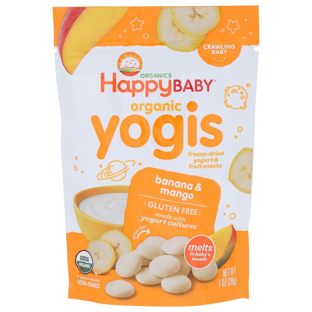 Happy Baby Organic Banana Mango Yogurt Happy Melt, 1 Ounce -- 8 per case.