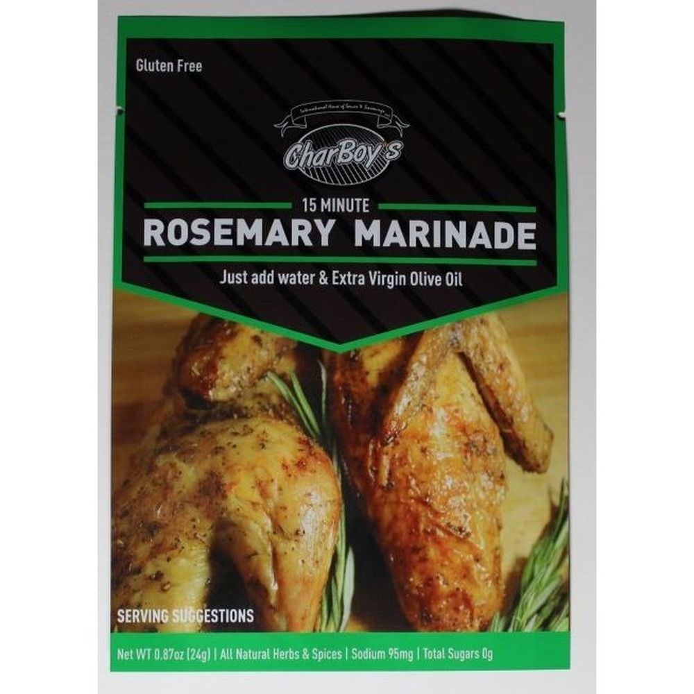 Charboys 15-Minute Rosemary Marinade and Rub, 0.87 Ounce -- 15 per case