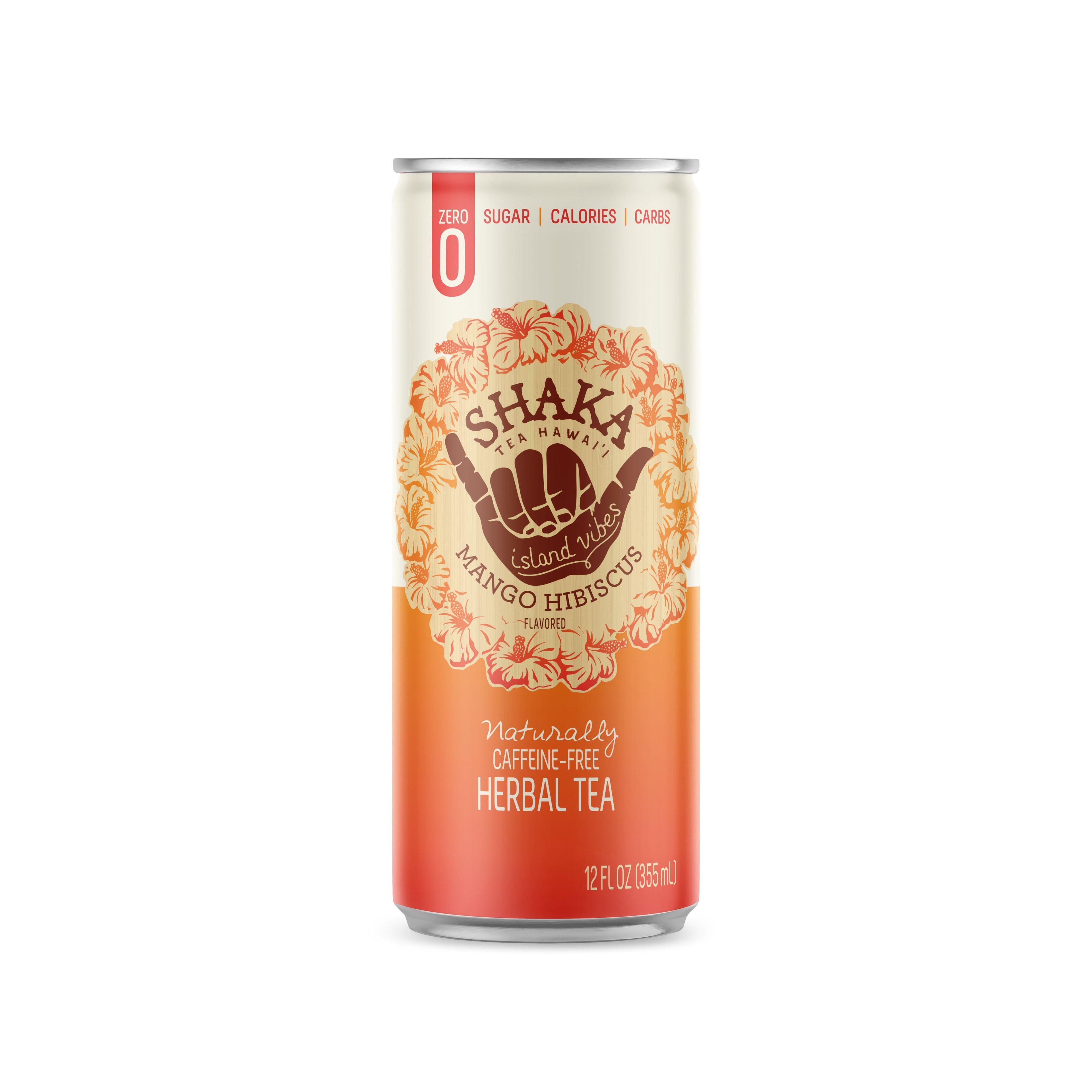 Shaka Tea Mango Hibiscus Herbal Tea, 12 count -- 12 per case