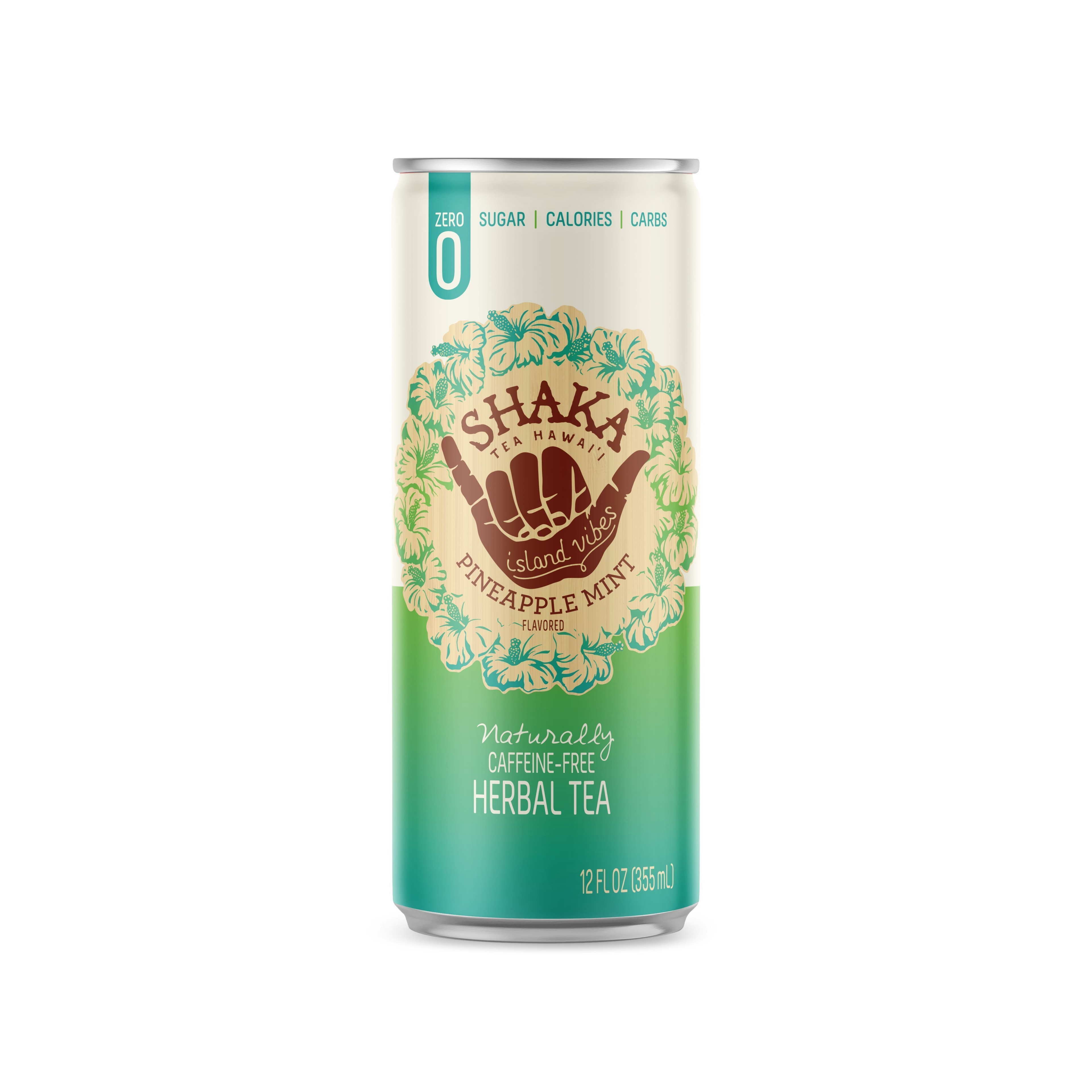 Shaka Tea Pineapple Mint Herbal Tea, 12 count -- 12 per case