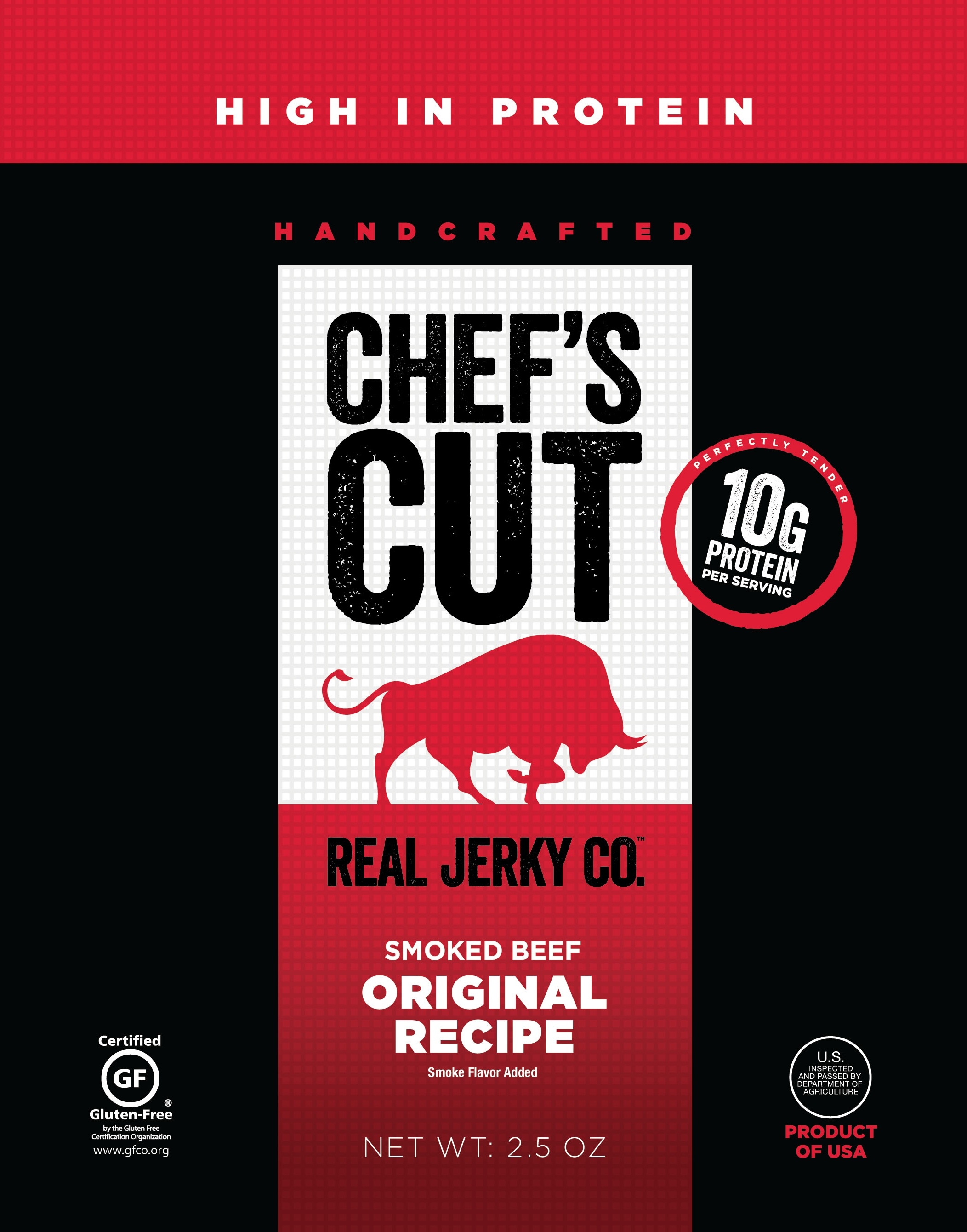 Chefs Cut Real Jerky - Shipper -- 48 per case.