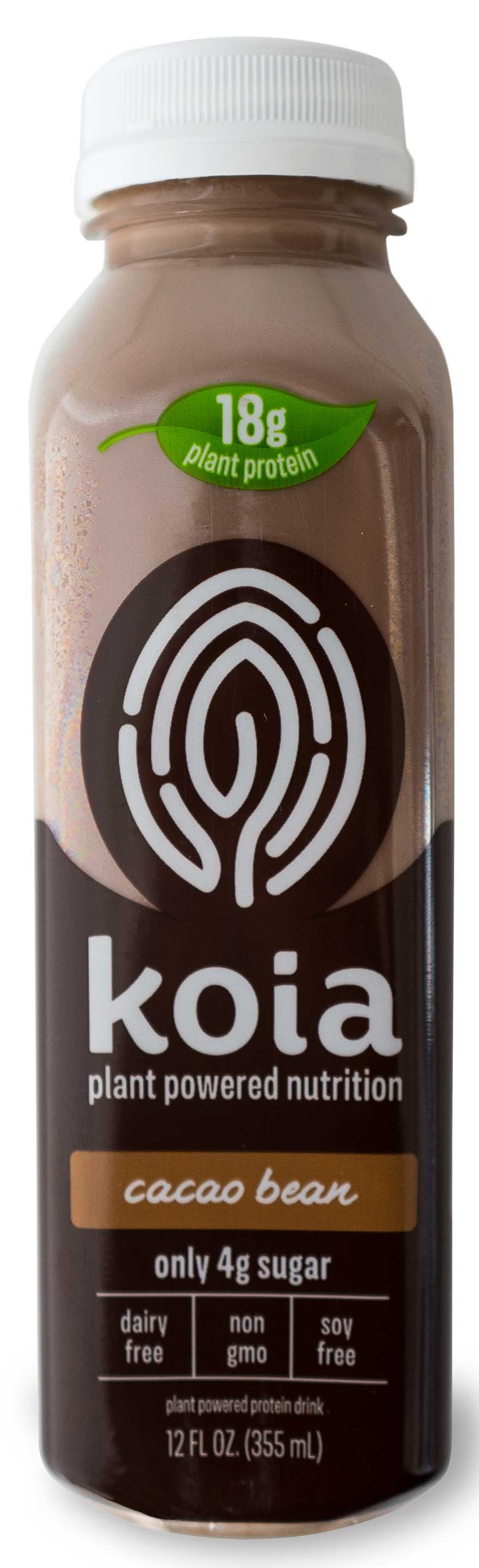 Koia Cacao Bean Plant Based Protein Drink, 12 Ounce -- 6 per case