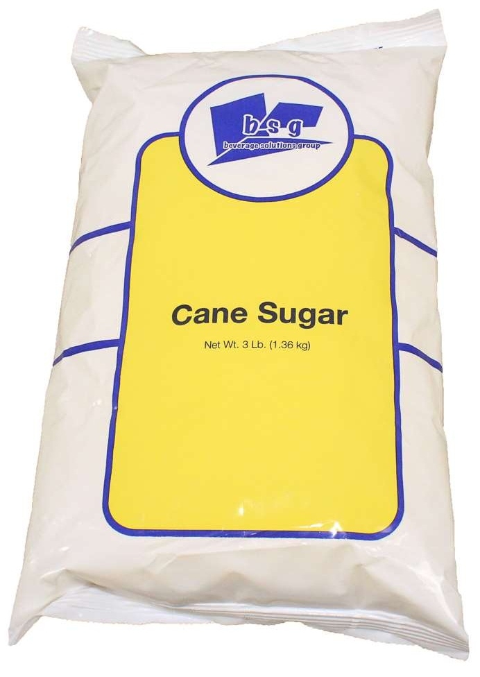 Beverage Solutions Granulated Cane Sugar, 3 Pound -- 6 per case