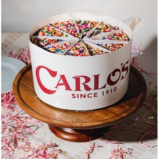Carlos 8 Inch Vanilla Rainbow Cake, 2 count -- 2 per case
