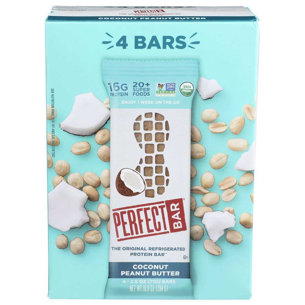 Perfect Bar Organic Coconut Peanut Butter Protein Bar, 2.5 Ounce - 4 per pack -- 4 packs per case