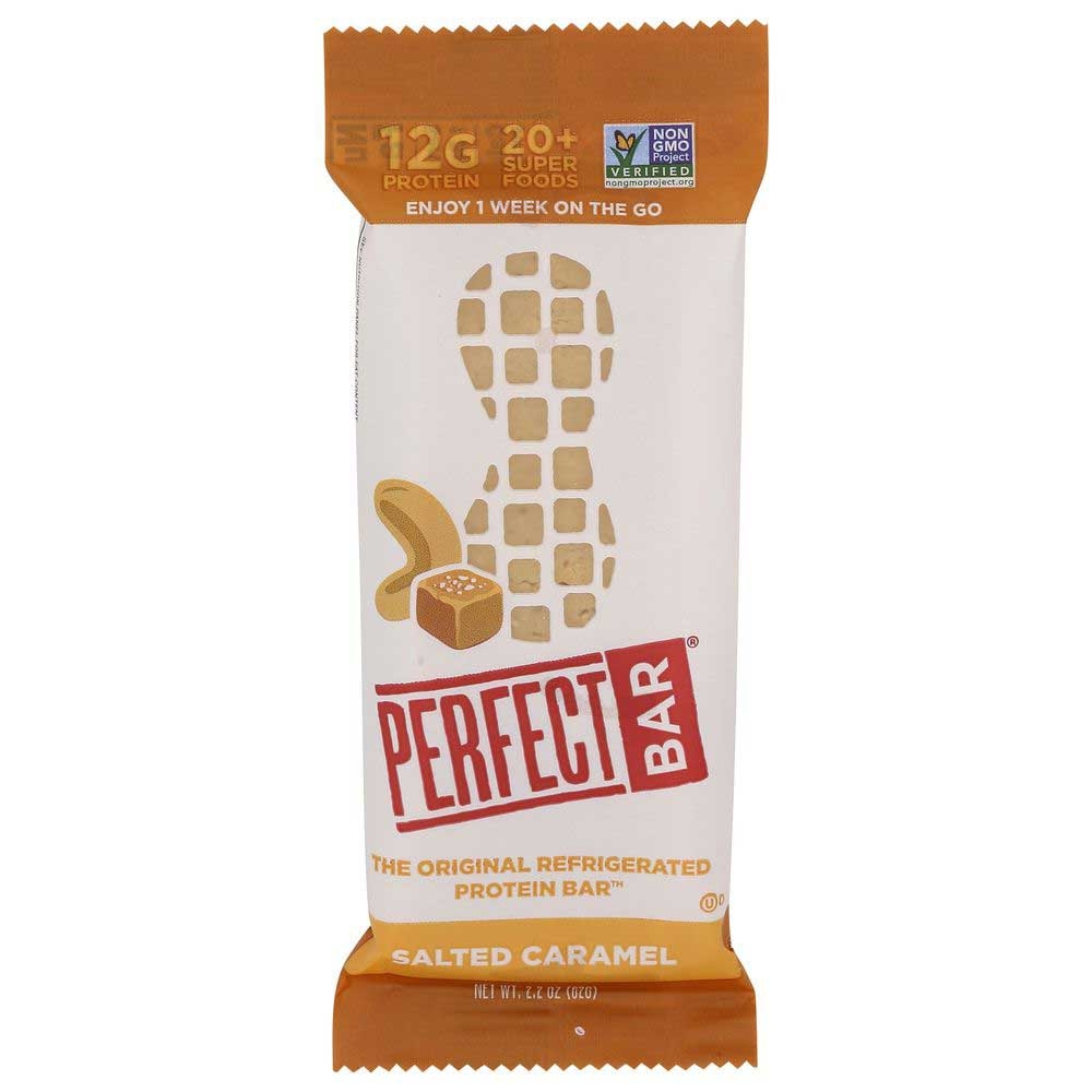Perfect Bar Salted Caramel Cashew Butter Protein Bar, 2.2 Ounce -- 8 per case