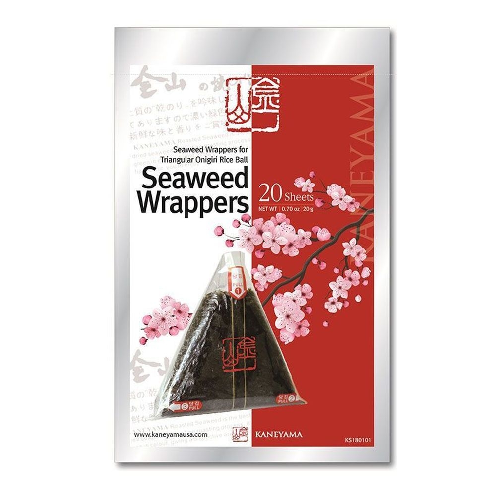 Kaneyama Seaweed Wrappers Sheet, 20 count -- 160 per case