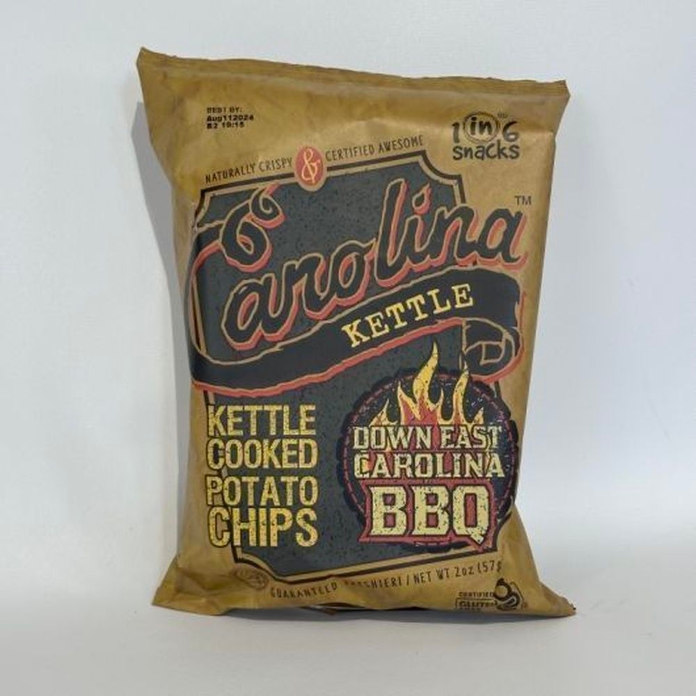 Carolina Down East Carolina Bbq Kettle Cooked Potato Chips, 2 Ounce -- 20 per case