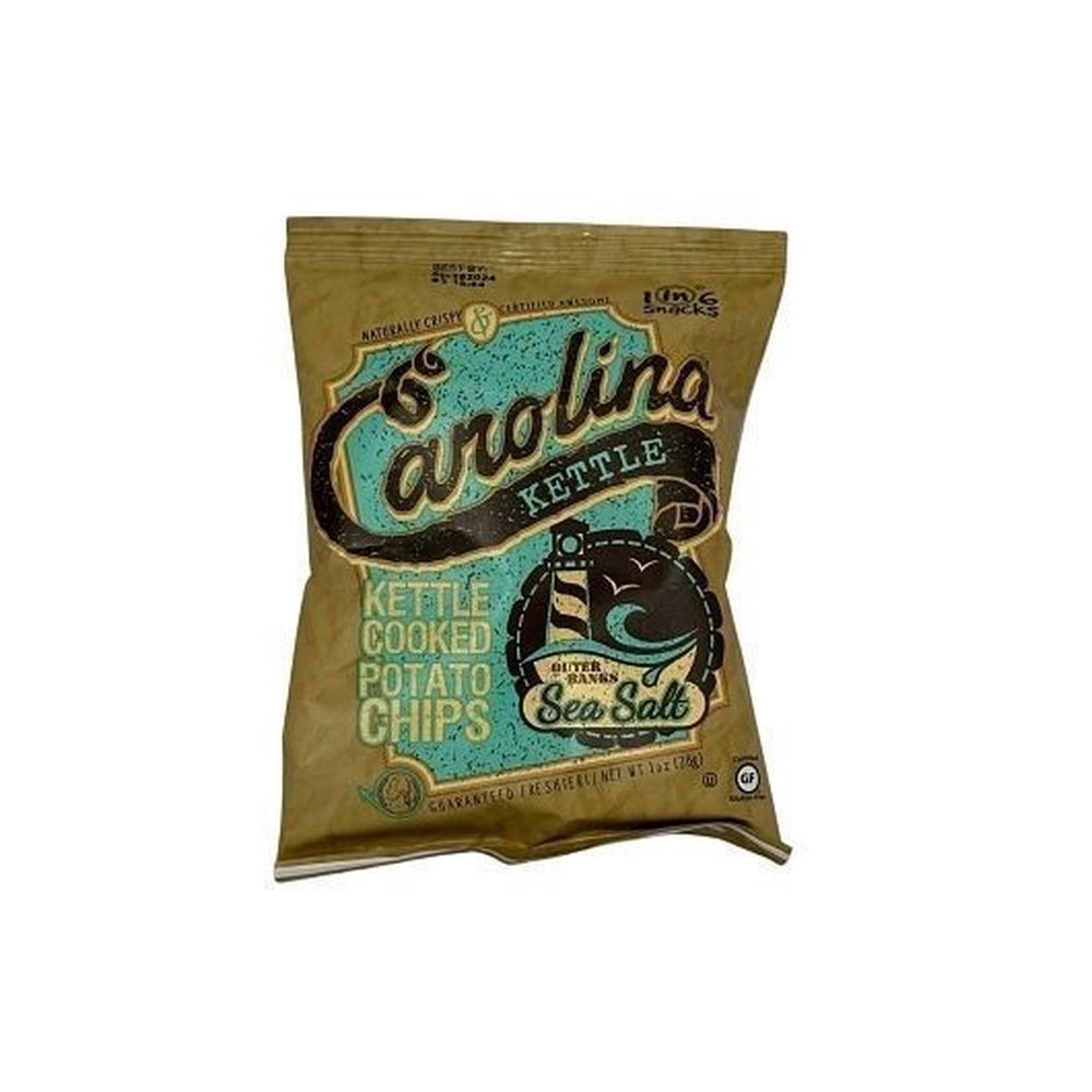 Carolina Sea Salt Kettle Cooked Potato Chips, 1 Ounce -- 28 per case