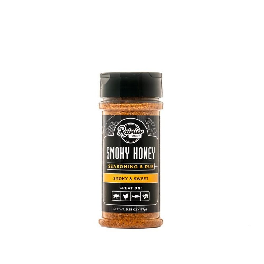 Rainier Foods Smoky Honey Seasoning and Rub, 6.25 Ounce -- 6 per case