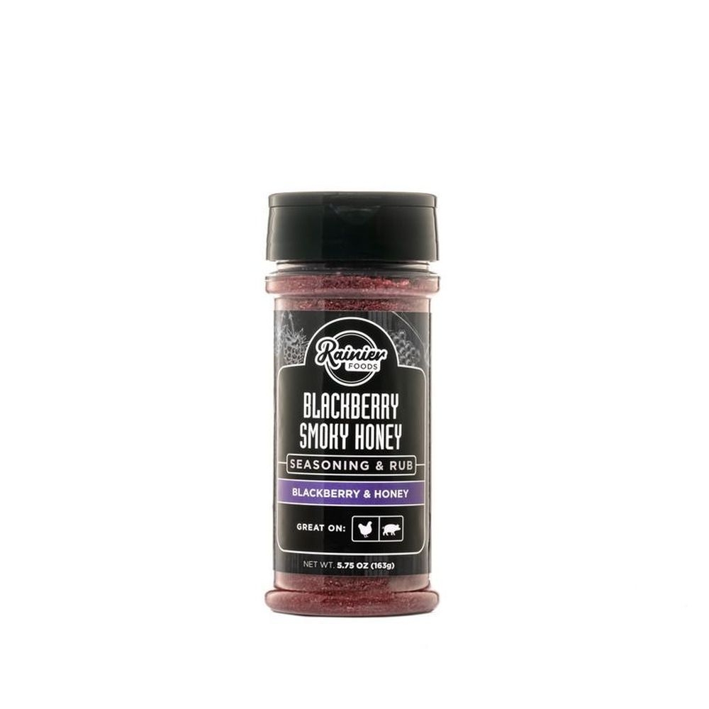 Rainier Foods Blackberry Smoky Honey Seasoning and Rub, 5.75 Ounce -- 6 per case