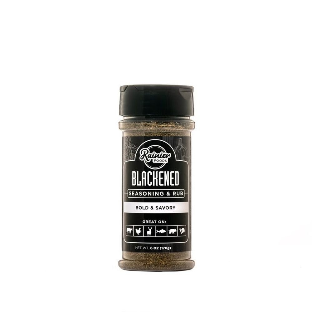 Rainier Foods Blackened Seasoning and Rub, 6 Ounce -- 6 per case