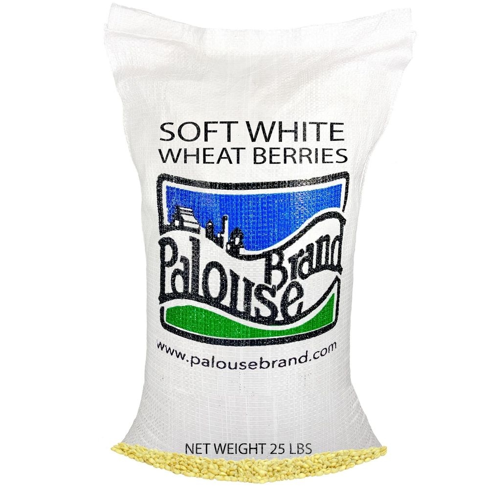 Palouse Soft White Wheat Berries, 25 Pound