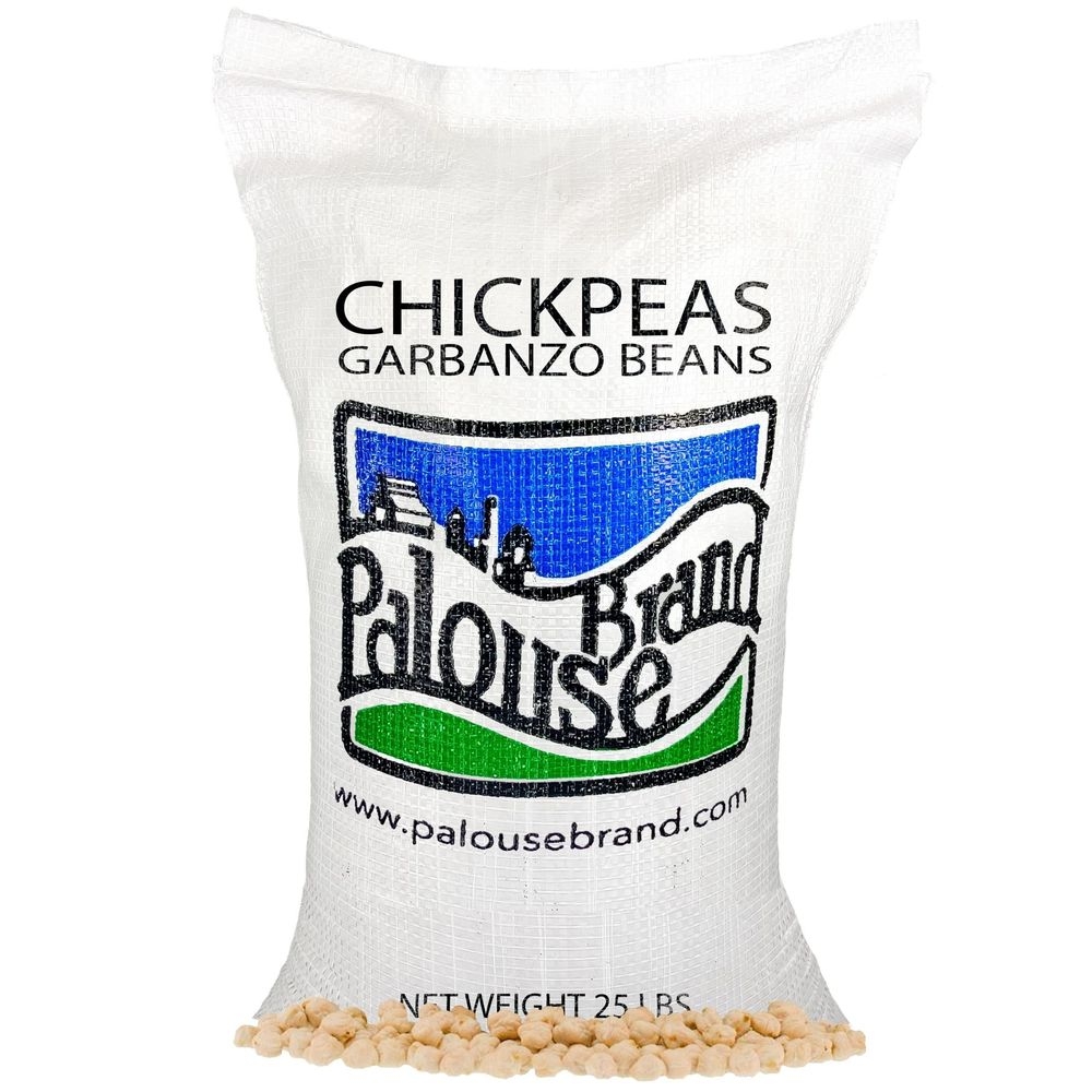 Palouse Brand Chickpeas Garbanzo Beans, 25 Pound