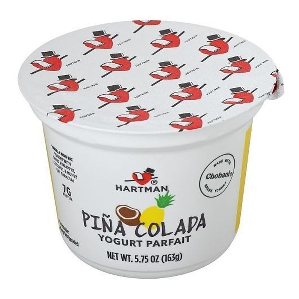 Hartman Pina Colada Yogurt Parfait, 5.75 Ounce -- 6 per case