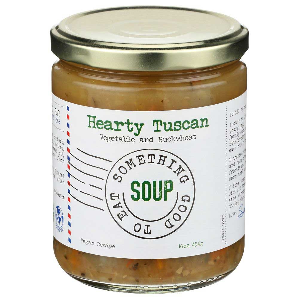 Something Good To Eat Hearty Tuscan Vegetable and Buckwheat JRD Soup, 16 Fluid Ounce -- 6 per case