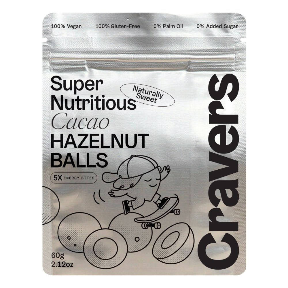Cravers Cacao Hazelnut Balls, 2.12 Ounce -- 12 per case