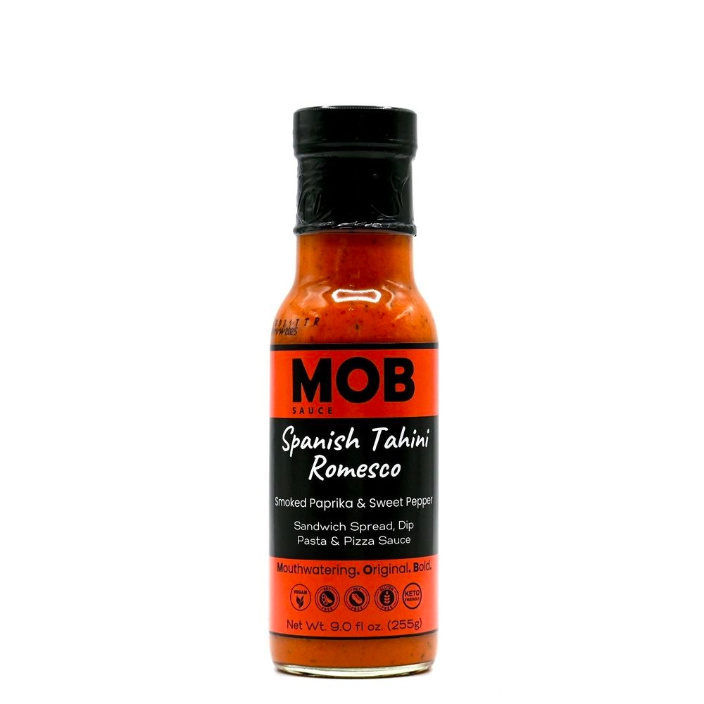 Mob Spanish Tahini Romesco Sauce, 9 Fluid Ounce -- 6 per case