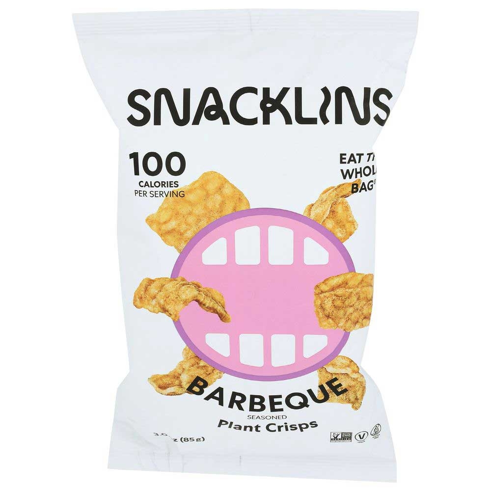 Snacklins Barbeque Seasoned Plant Crisps, 3 Ounce -- 12 per case