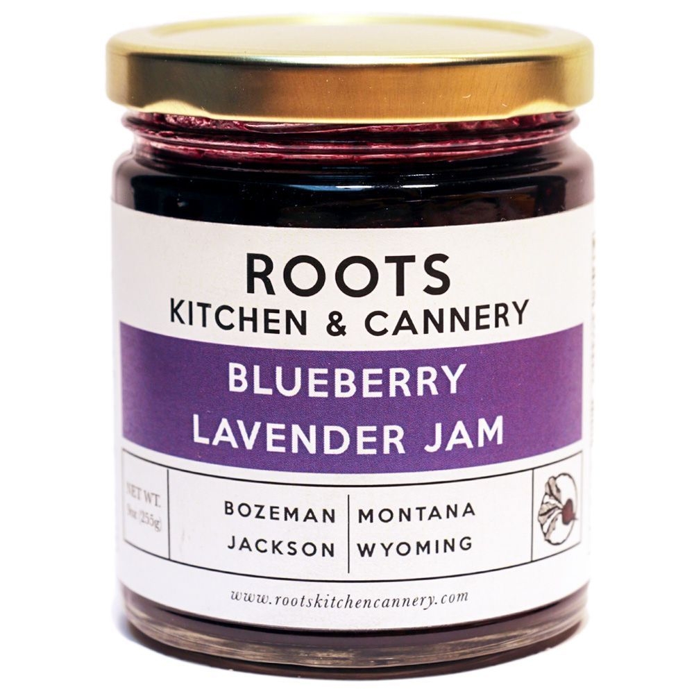 Roots Kitchen and Cannery Blueberry Lavender Jam, 9.5 Ounce -- 6 per case