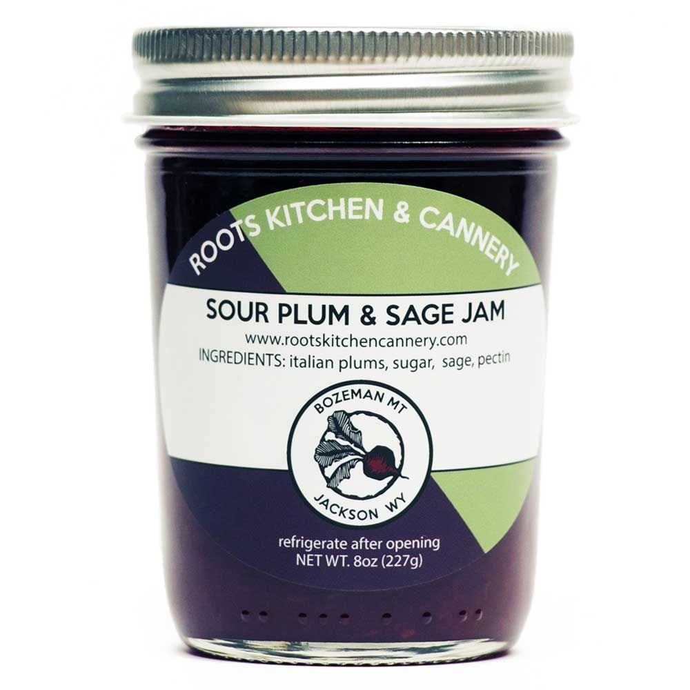 Roots Kitchen and Cannery Sour Plum and Sage Jam, 9.5 Ounce -- 6 per case