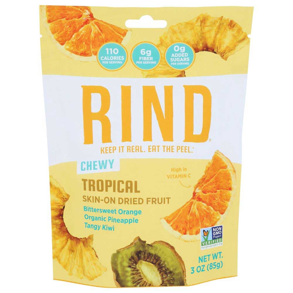 Rind Chewy Tropical Blend Skin on Dried Fruit, 3 Ounce -- 12 per case