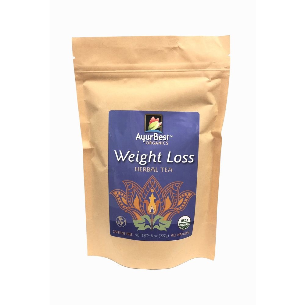 Komal AyurBest Organic Weight Loss Herbal Tea, 8 Ounce -- 6 per case