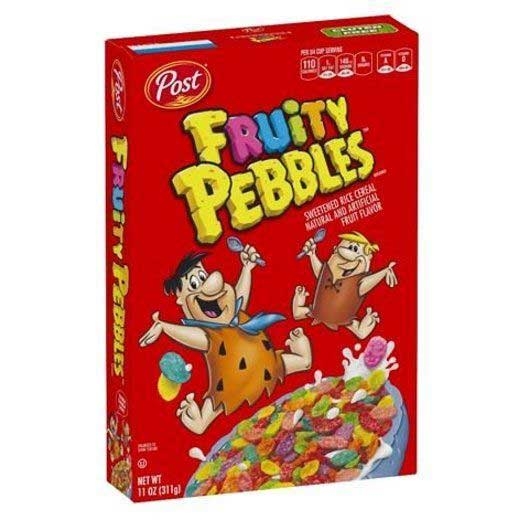 Post Fruity Pebbles Cereal, 40 Ounce -- 4 per case