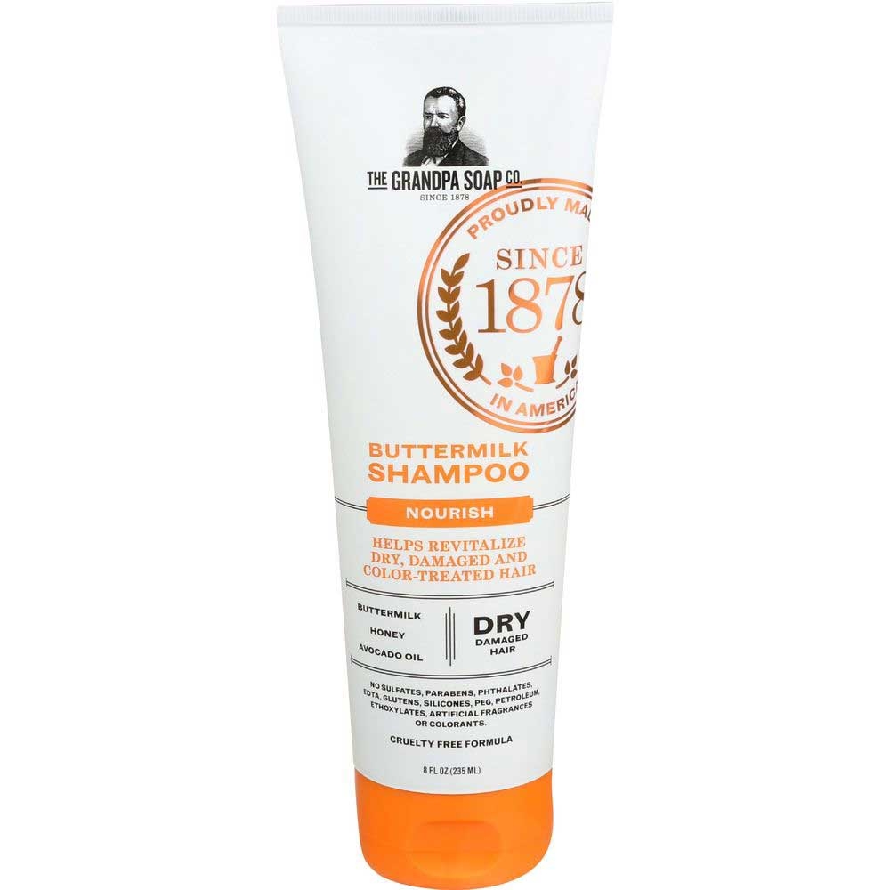 Grandpa Soap Buttermilk Nourish Shampoo, 8 Fluid Ounce