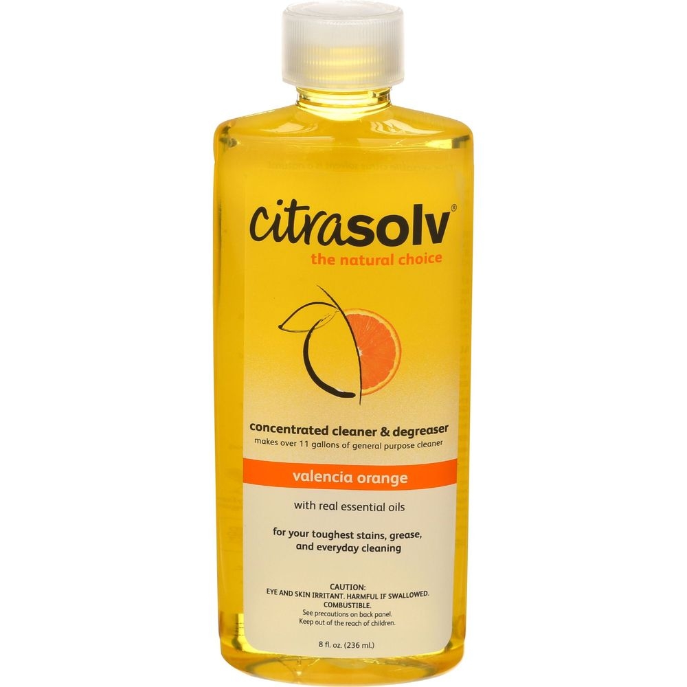 Citra Solv Valencia Orange Concentrated Cleaner and Degreaser, 8 Ounce