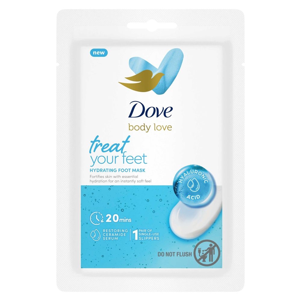 Dove Body Love Hydrating Foot Mask Lotion -- 144 per case