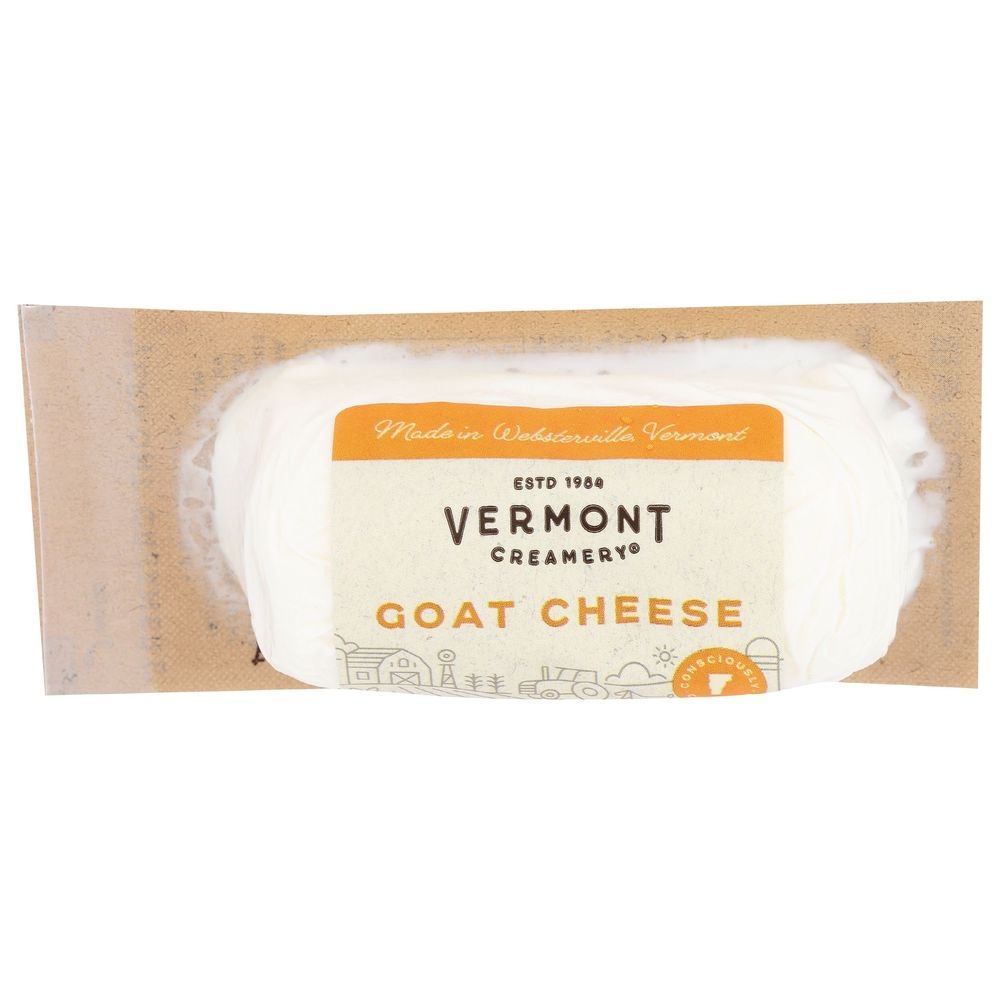 Vermont Creamery Clover Blossom Honey Fresh Goat Cheese Log, 4 Ounce -- 12 per case