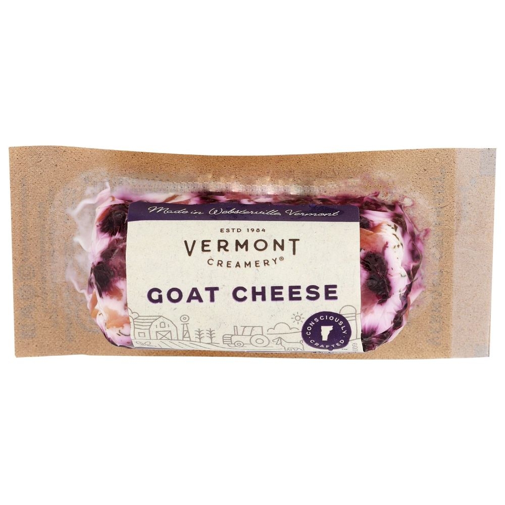 Vermont Creamery Blueberry Lemon and Thyme Chevre Goat Cheese, 4 Ounce -- 12 per case