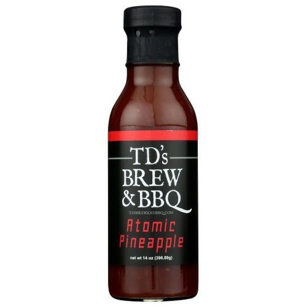 Tds Brew and Bbq Atomic Pineapple Bbq Sauce, 14 Ounce -- 12 per case