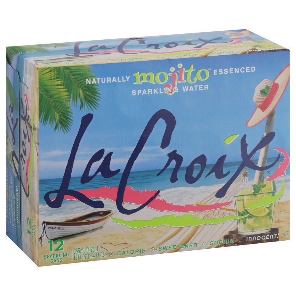 Lacroix Mojito Essenced Sparkling Water, 12 Fluid Ounce -- 24 per case