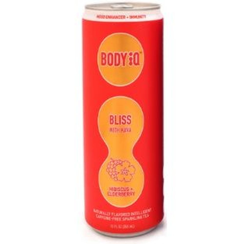 Body iQ Hibiscus Elderberry Sparkling Tea, 12 Fluid Ounce -- 12 per case