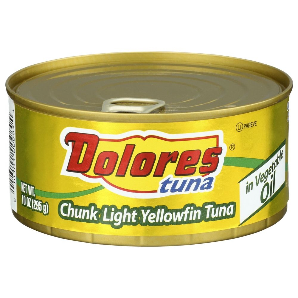 Dolores Chunk Light Yellowfin Tuna in Vegetable Oil, 10 Ounce -- 24 per case