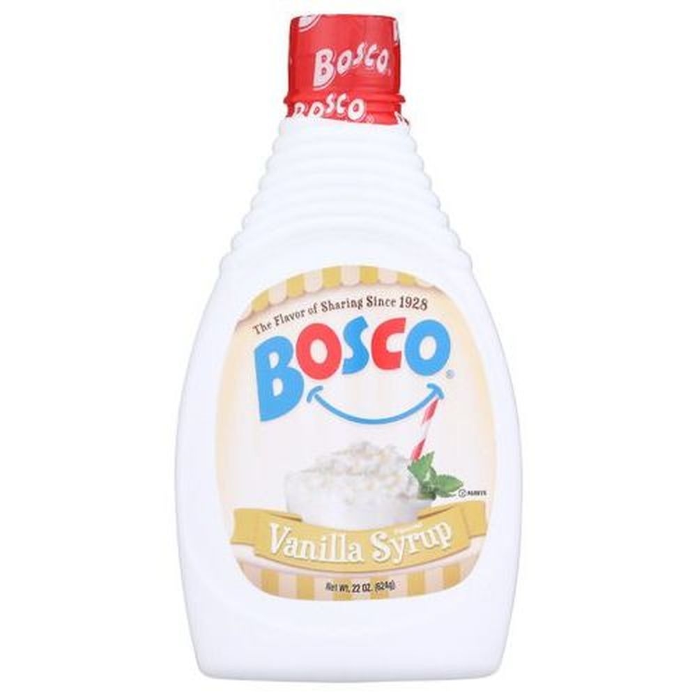 Bosco Vanilla Syrup, 22 Ounce -- 12 per case