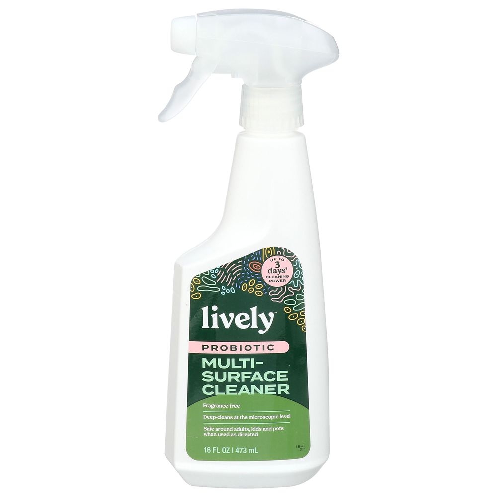 Lively Probiotic Multi-Surface Cleaner, 16 Fluid Ounce -- 4 per case