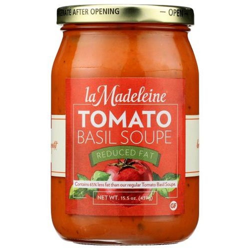 La Madeleine Reduced Fat Tomato Basil Soup, 15.5 Ounce -- 12 per case