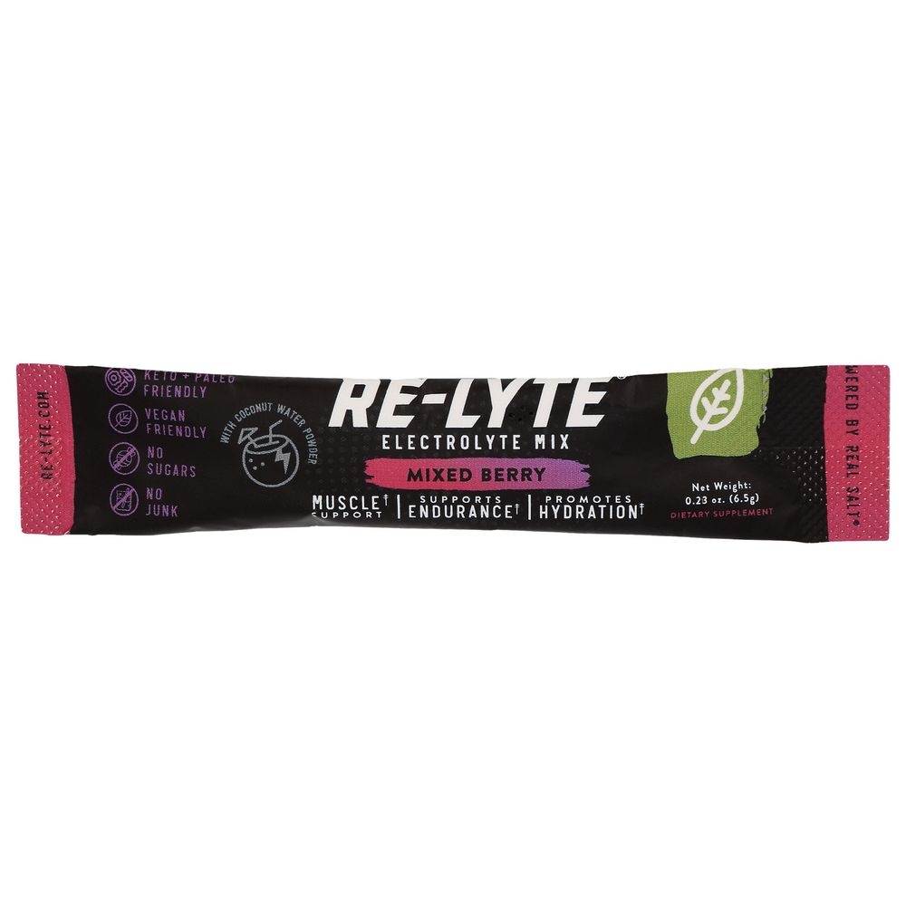 Redmond Re Lyte Mixed Berry Electrolyte Mix, 15 count
