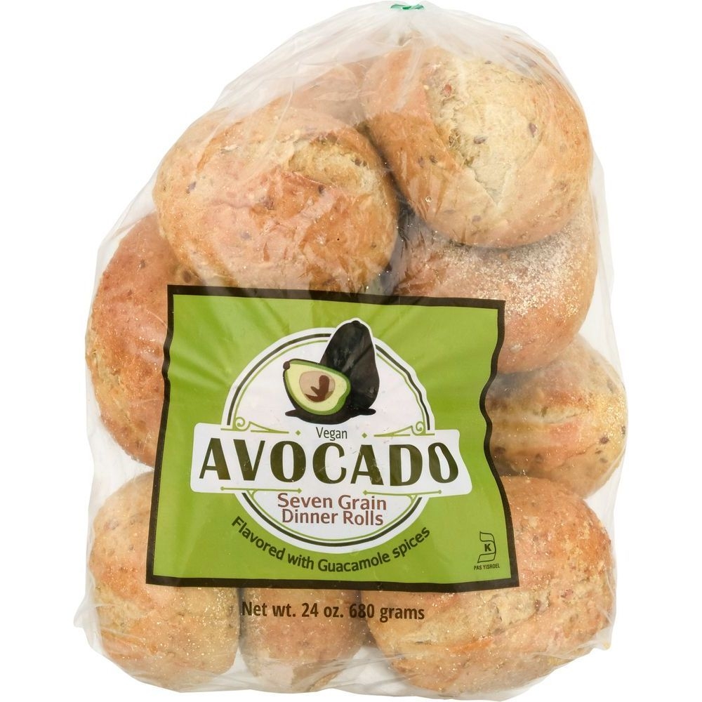 Anthony and Sons Bakery Avocado Seven Grain Dinner Rolls, 24 Ounce -- 8 per case