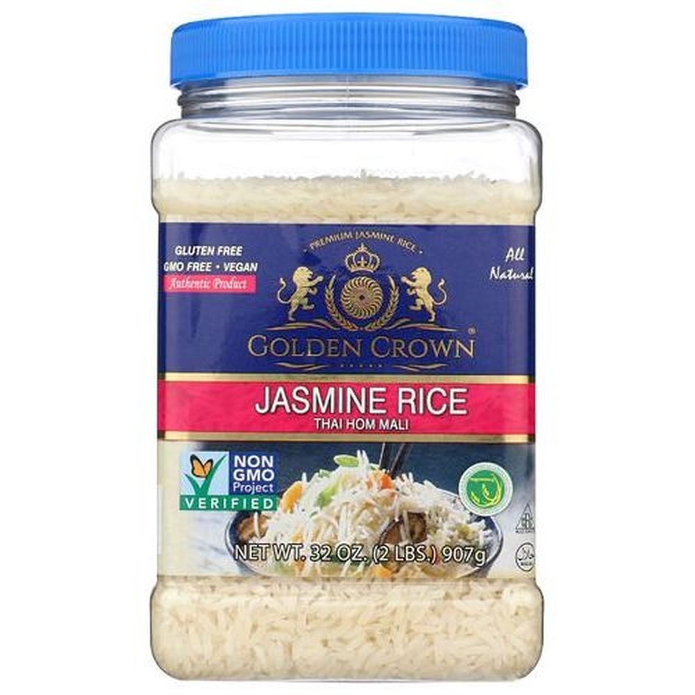 Golden Crown Thai Hom Mali Jasmine Rice, 32 Ounce -- 4 per case