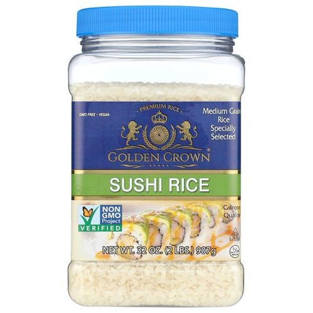 Golden Crown Sushi Rice, 32 Ounce -- 4 per case