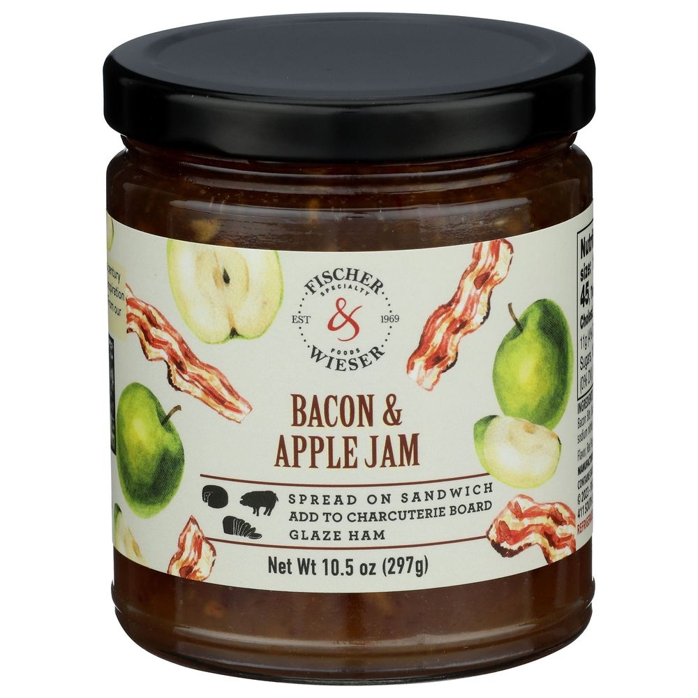 Fischer and Wieser Bacon and Apple Jam, 10.9 Ounce -- 6 per case